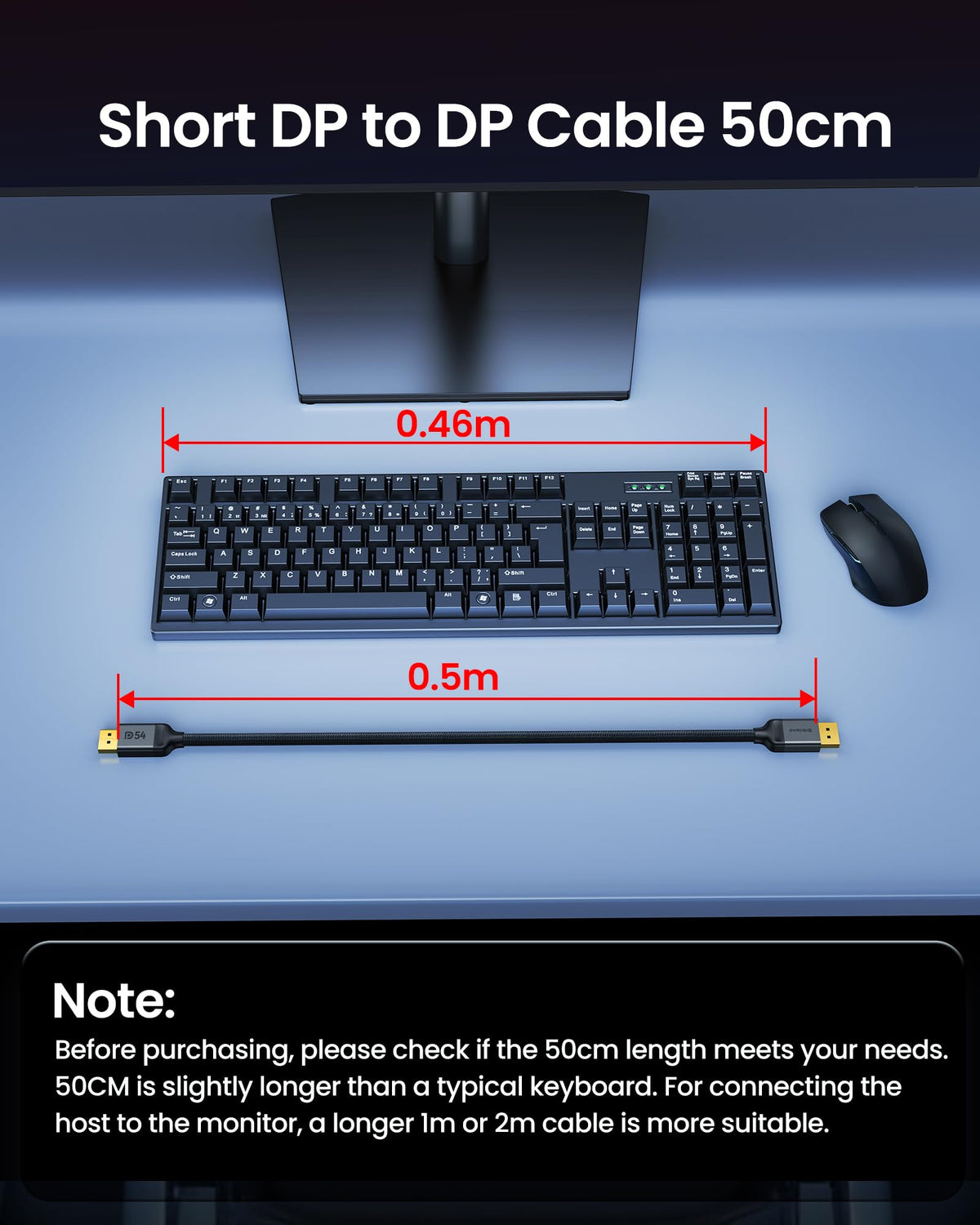Silkland DP2.1 cable ergonomic groove design eases removal in tight spaces
