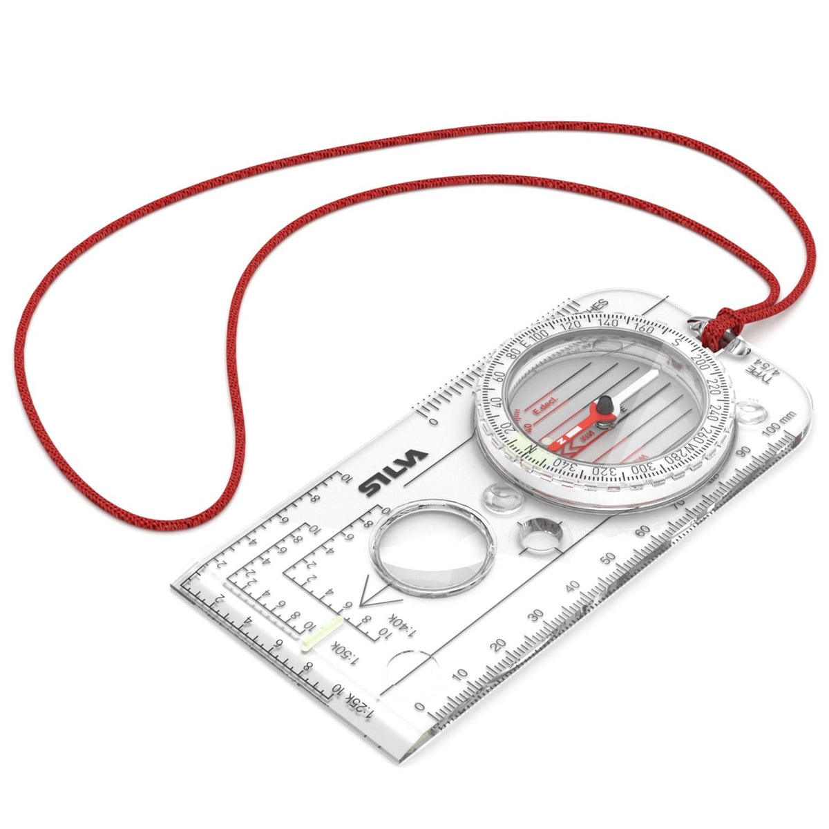 Silva Expedition 4 front view showing clear compass face and markings for precise readings