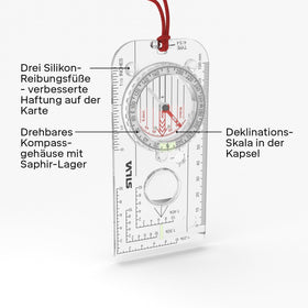 Silva Expedition 4 rotatable housing close-up demonstrating easy bearing alignment