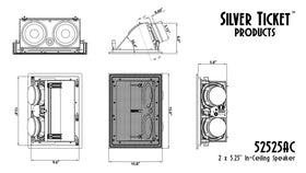 Moisture-resistant cabinet of Silver Ticket 5252AC suitable for damp spaces.