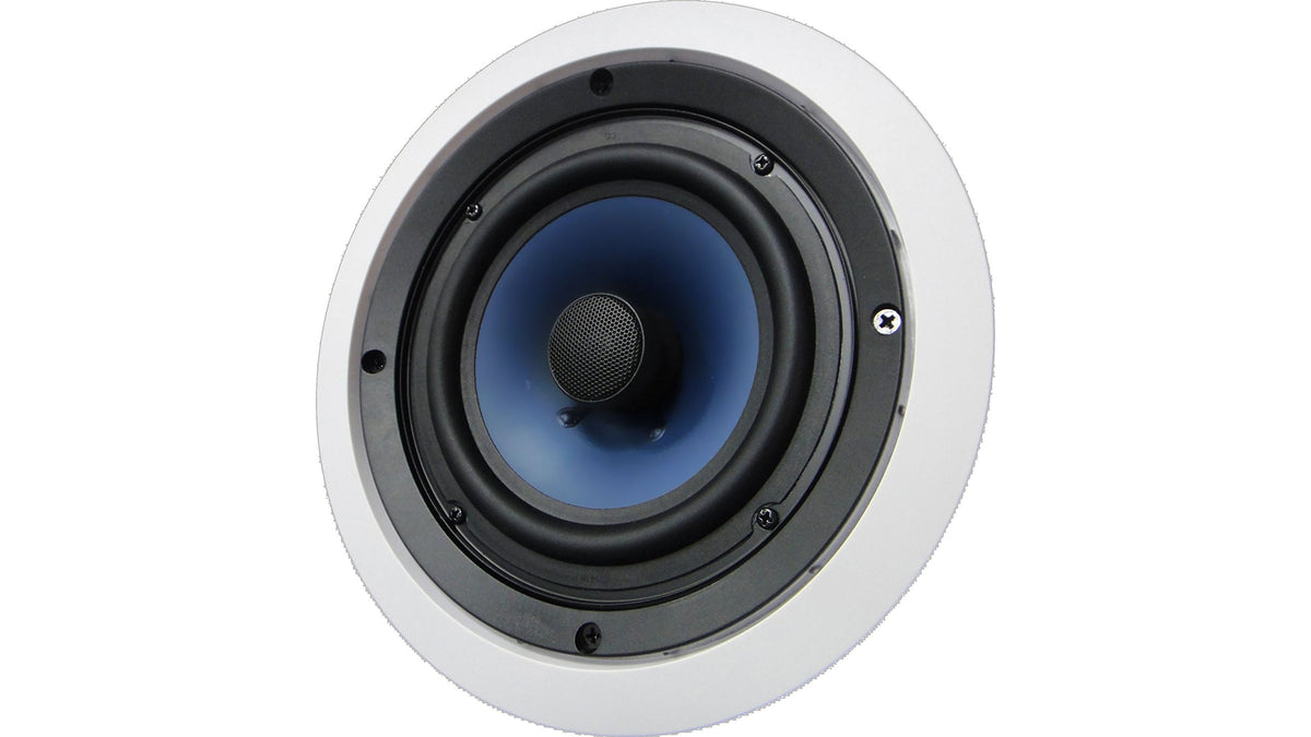 Silver Ticket 652C front view shows discreet ceiling speaker for clean aesthetics and clear sound