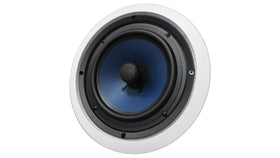 Silver Ticket 82C pivoting tweeter enables precise ceiling sound placement.