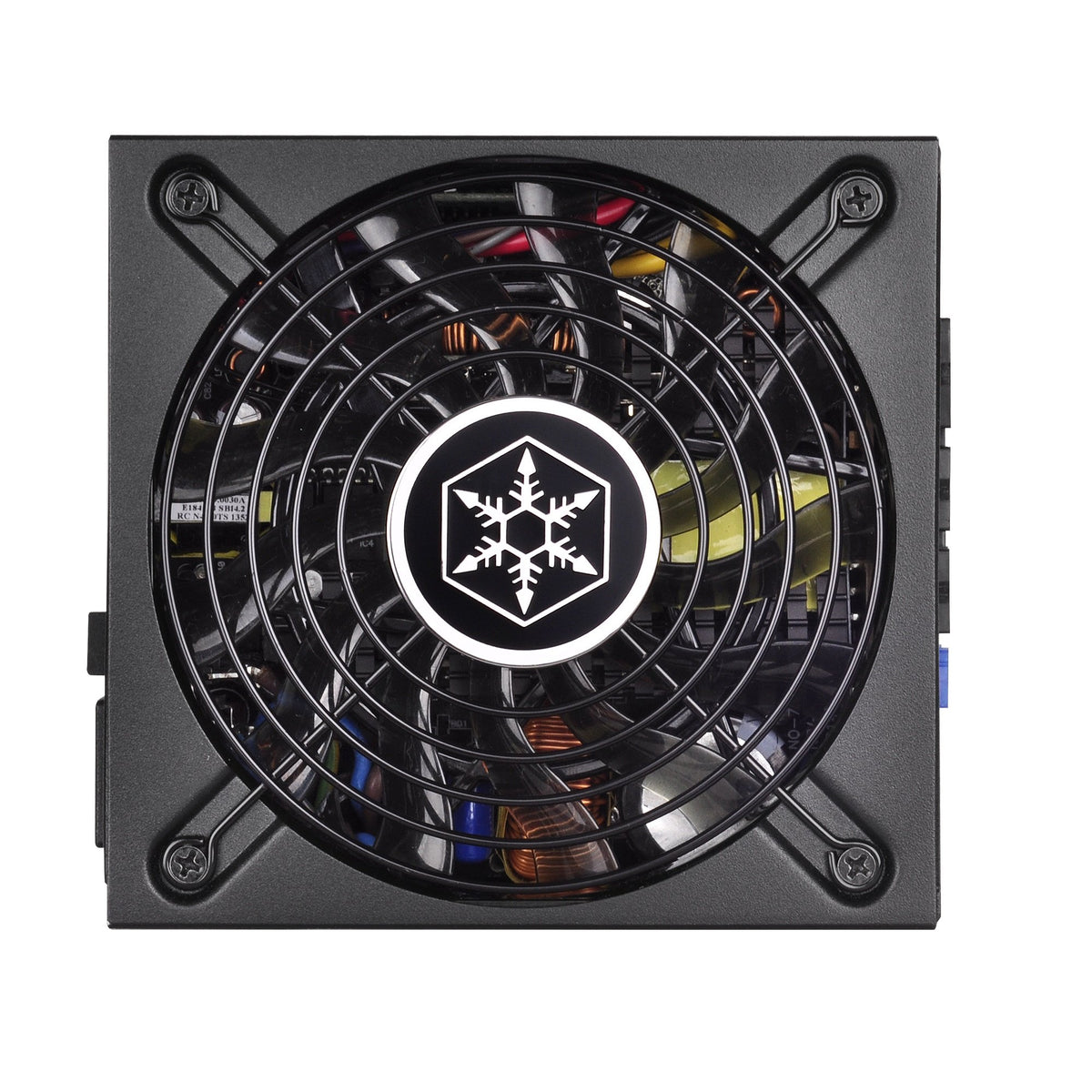 SilverStone SX500-LG modular cables spread for clean routing