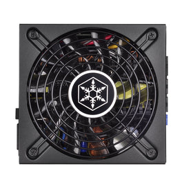 SilverStone SX500-LG modular cables spread for clean routing
