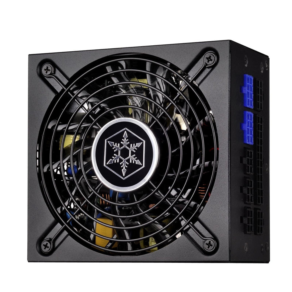 SilverStone SX700-LPT with a 120mm silent fan for compact builds.