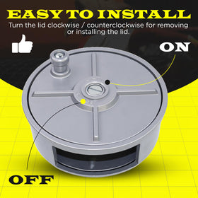 SIMBA STEEL durable aluminum reel withstands daily construction wear