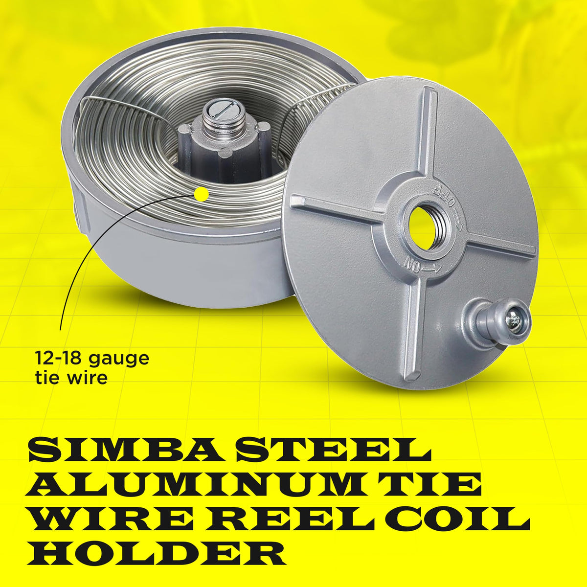SIMBA STEEL ergonomic rewind knob for comfortable grip during long sessions