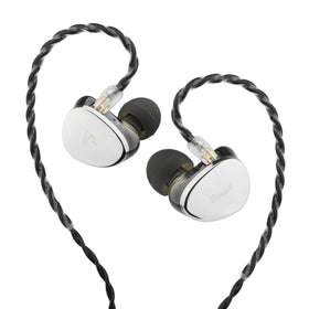 HIFIXAUDIO SIMGOT EG280 front view shows compact in-ear design for long sessions.