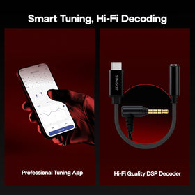 HIFIXAUDIO SIMGOT EG280 gaming DAC module enables high-resolution sound.