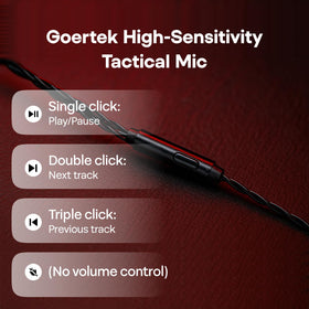 HIFIXAUDIO SIMGOT EG280 detachable microphone assembly captures clear voice.