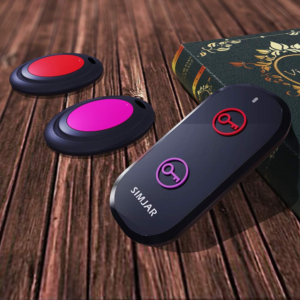 SIMJAR receiver LED lit at night, brand aids low-light locating benefit