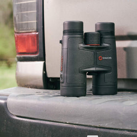 Simmons Venture Binocular 10x42 neck strap for quick access