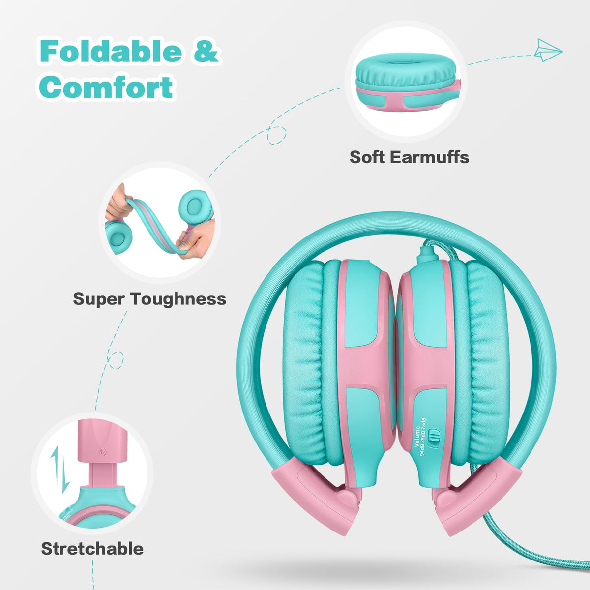 SIMOLIO braided cable and inline mic, tangle-resistance and hands-free benefit