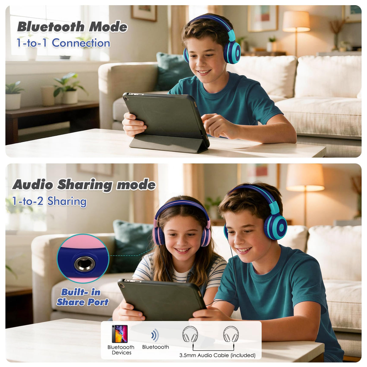 SIMOLIO close-up ear cup with memory foam for comfortable wear