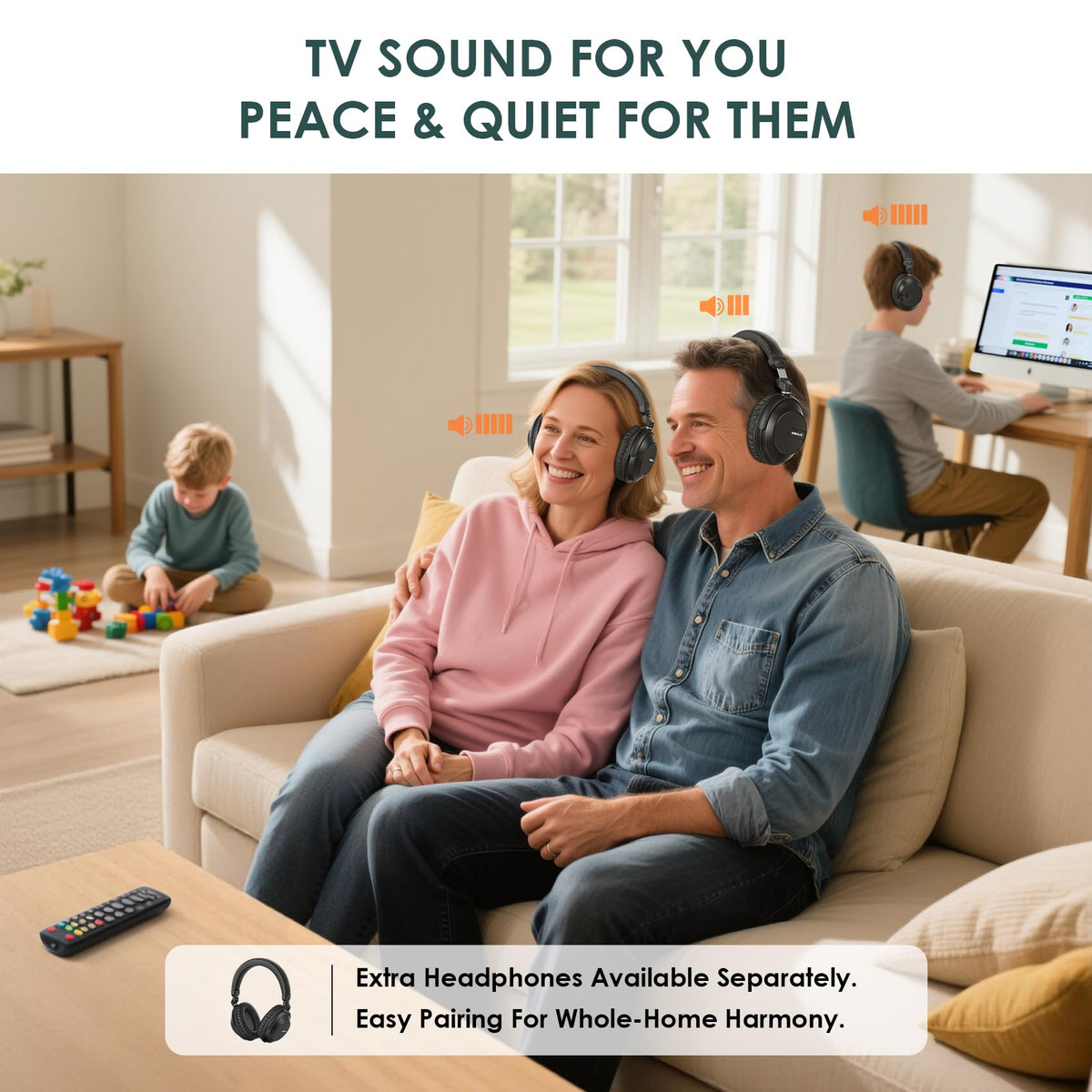 SIMOLIO JH-757D dialogue-enhanced mode boosts speech clarity