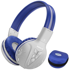 SIMOLIO kids Bluetooth headphones with adjustable headband for comfortable listening