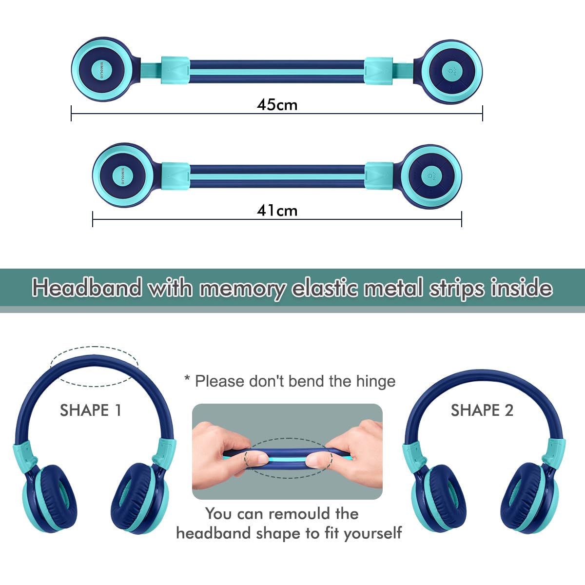 SIMOLIO reinforced headband for active kids