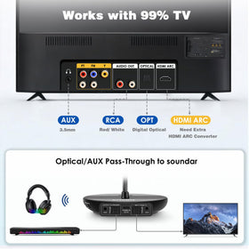 SIMOLIO long-range wireless connection maintains reliable audio across rooms.