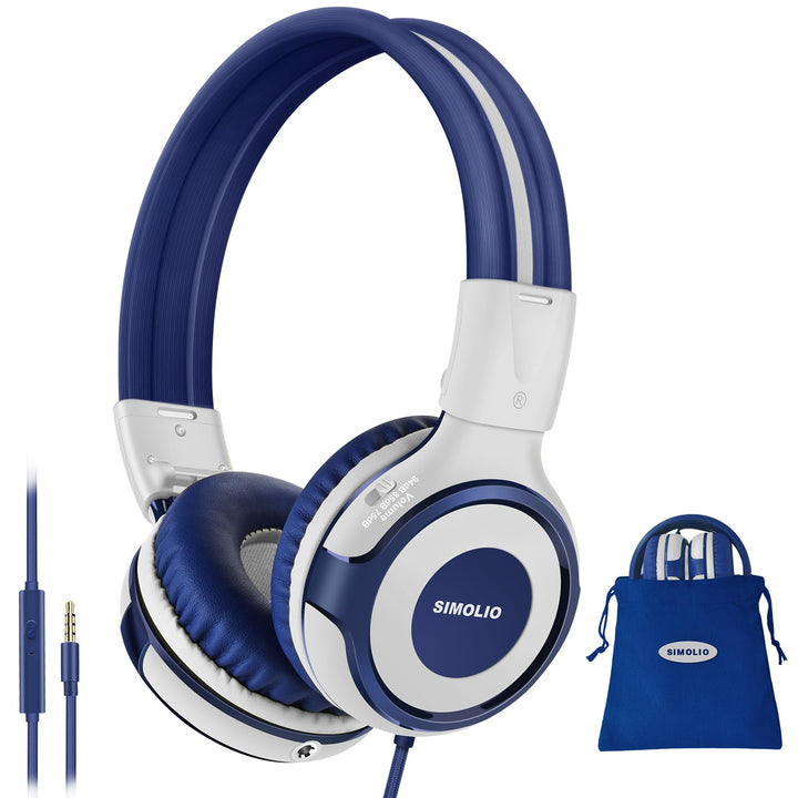 SIMOLIO front view showing headset and snug fit benefit