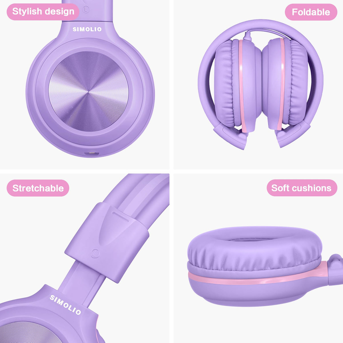 SIMOLIO Manyshare Series purple carrying pouch keeps gear organized