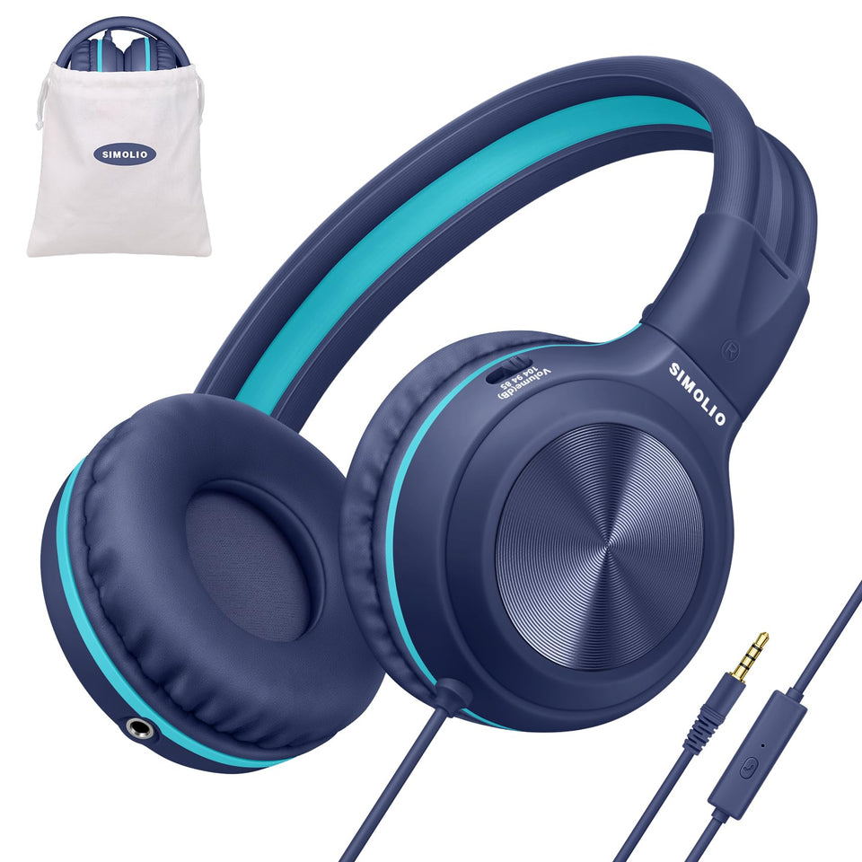 SIMOLIO Manyshare headphones with share port for group listening without a splitter