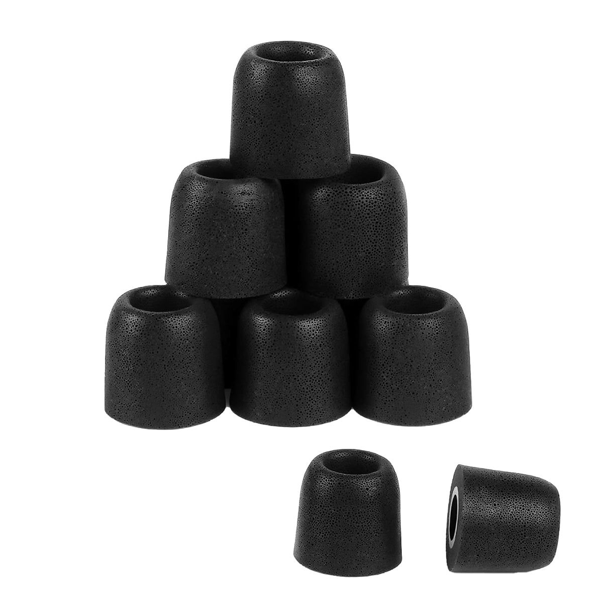 SIMOLIO memory foam earphone tips deliver long lasting comfort for TV headset listening.