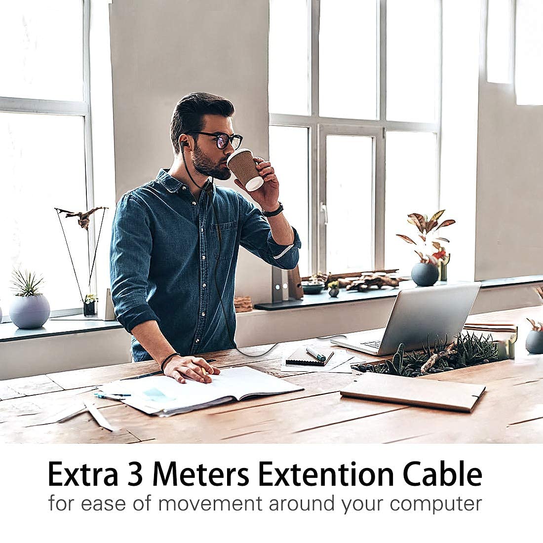 SIMOLIO SM-901TV RCA and 3.5mm adapters included for wide compatibility.