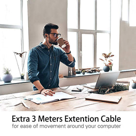 SIMOLIO SM-901TV RCA and 3.5mm adapters included for wide compatibility.