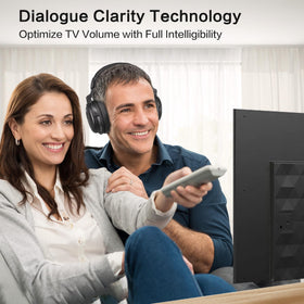 SIMOLIO transmitter and charging stand showing easy plug-and-play setup.