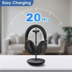 SIMOLIO transmitter doubles as a charging dock for convenient use