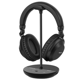 SIMOLIO TV headphones with independent volume control for personalized listening