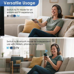 SIMOLIO TV transmitter enables 164-foot range for flexible listening