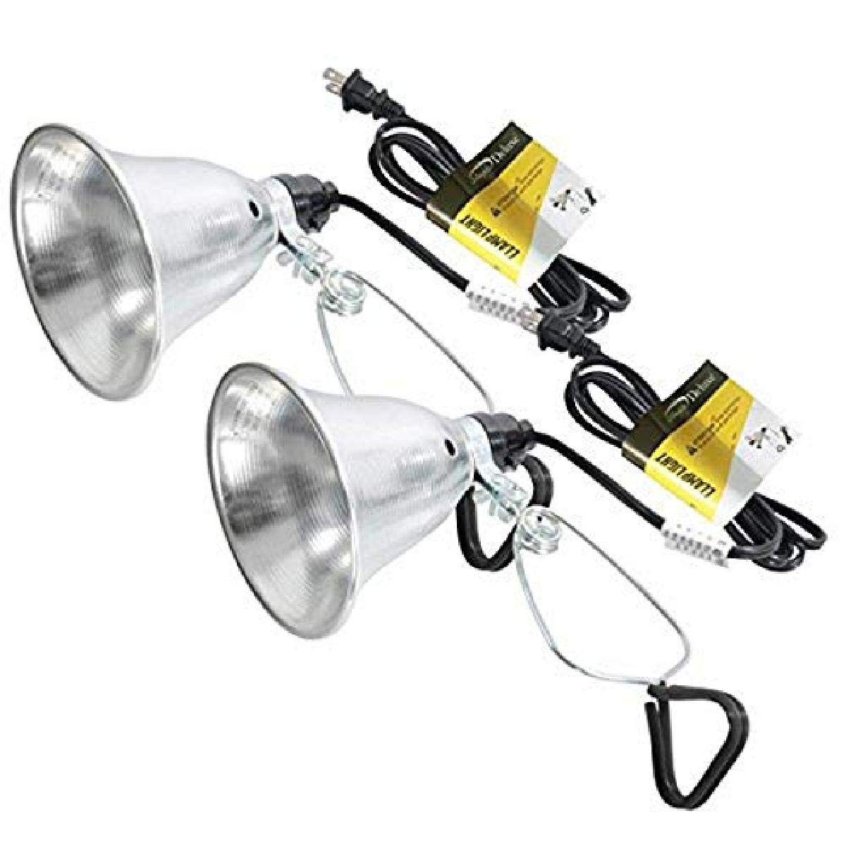 Simple Deluxe clamp lamp with a 5.5-inch reflector for versatile lighting.