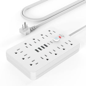 Simple Deluxe JouleLoom with 11 outlets for centralized device charging and organization.