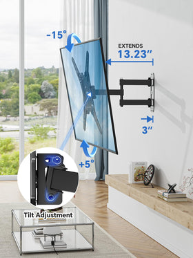 Simple Trending mount supports 400x400mm VESA for broad compatibility.