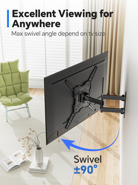 Simple Trending wall mount holds up to 77 pounds securely.