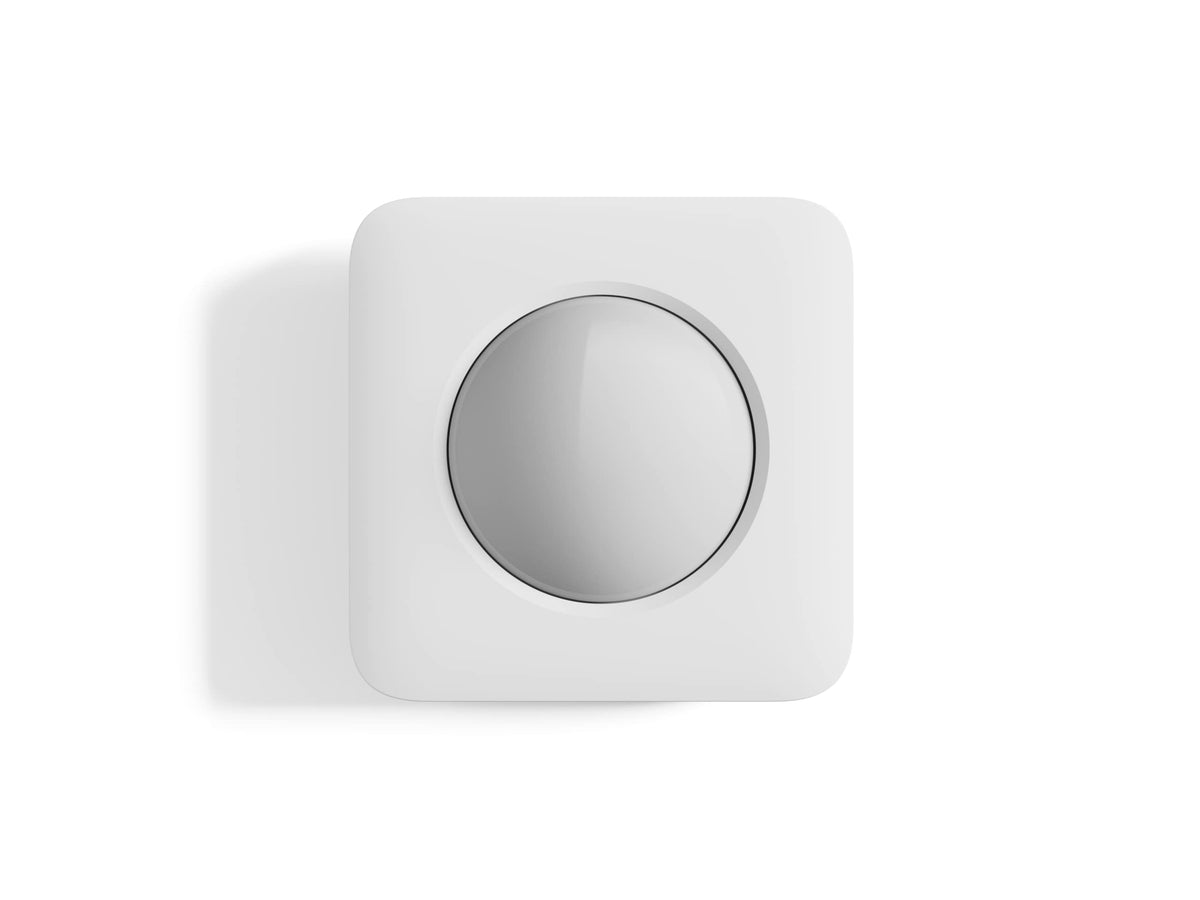 SimpliSafe front view of motion sensor showing sleek profile and easy installation benefit