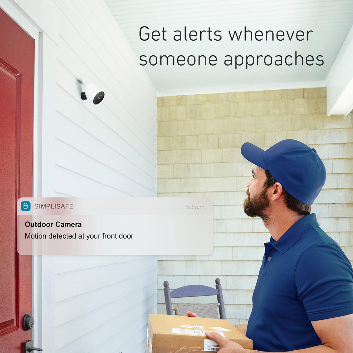SimpliSafe outdoor camera setup in minutes with no wiring