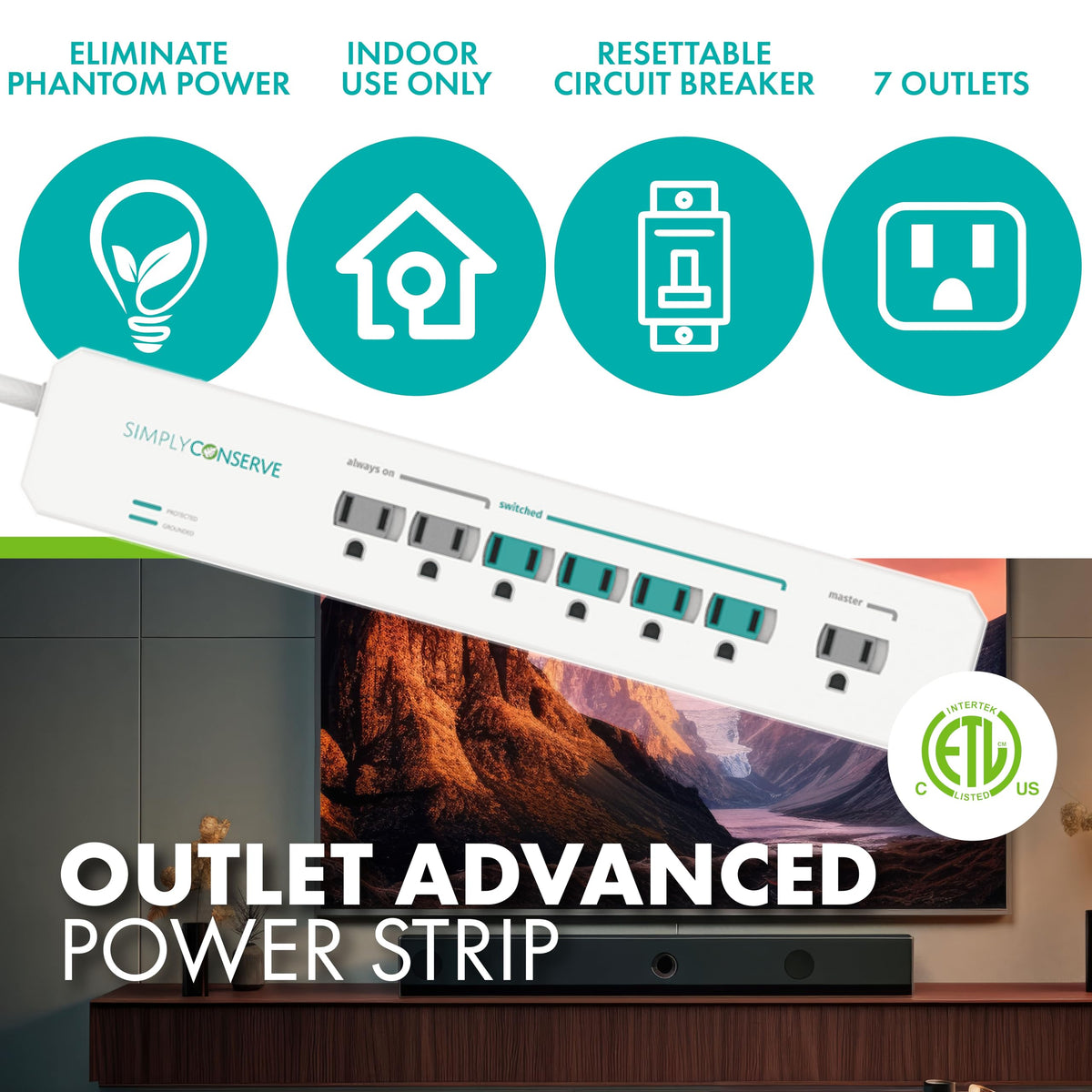 Simply Conserve SC73T1 side view highlights compact form for flexible placement in tight spaces
