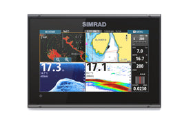 Simrad GO9 XSE 9-inch display for precise navigation and easy chart routing.