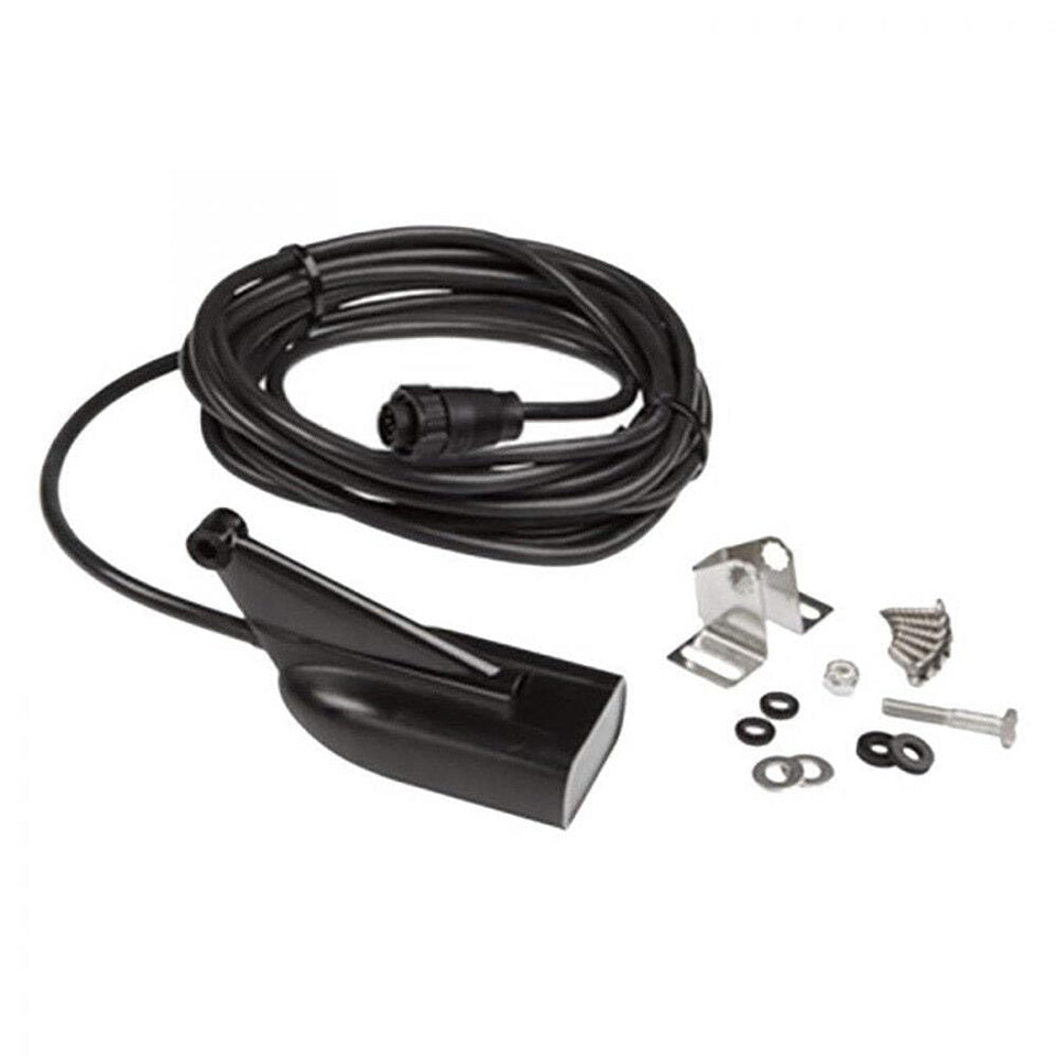 Simrad HDI transducer 83/200/455/800kHz for transom mounting enables CHIRP imaging with DownScan and Broadband Sounder.