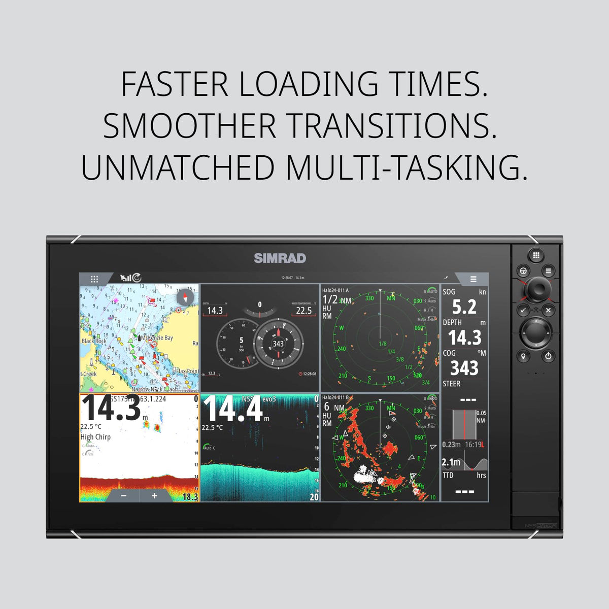 Halo radar compatibility expands situational awareness on NSS12 evo3S