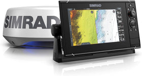 Simrad NSS9 evo3S 9-inch display offers bright clarity for on-deck navigation.