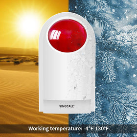 SINGCALL easy battery access simplifies maintenance.