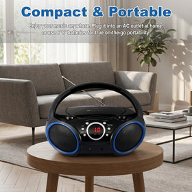SINGING WOOD aux and headphone ports detail for wired connectivity