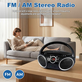 SINGING WOOD aux and headphone jacks visible for versatile device connections