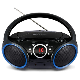 SINGING WOOD front view showing speakers and radio for versatile listening