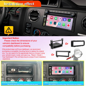 Single Din Car Stereo installed in car dashboard demonstrating modern upgrade benefit