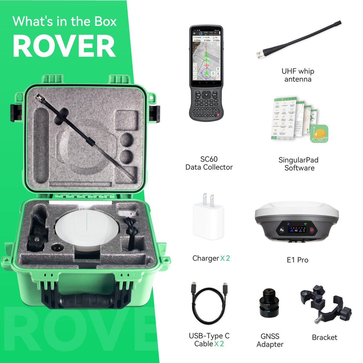 SingularXYZ E1 Pro battery lasts all day for fieldwork