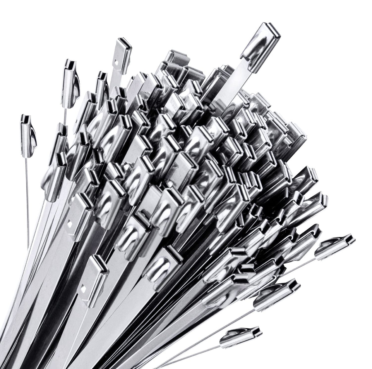 Sinlon 304 stainless zip ties 11.8-inch for durable outdoor fencing.